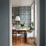 Brewster Home Fashions African Marigold Dark Blue Floral Wallpaper - SKU 4171-82074