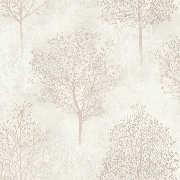 AH256702 | Agatha Beige Trees Wallpaper