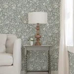 Brewster Home Fashions Agathon Blue Floral Wallpaper | Wallpaper Twins Brewster Home Fashions Agathon Blue Floral Wallpaper - SKU 4072-70051