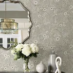 Brewster Home Fashions Agathon Taupe Floral Wallpaper | Wallpaper Twins Brewster Home Fashions Agathon Taupe Floral Wallpaper - SKU 4072-70049