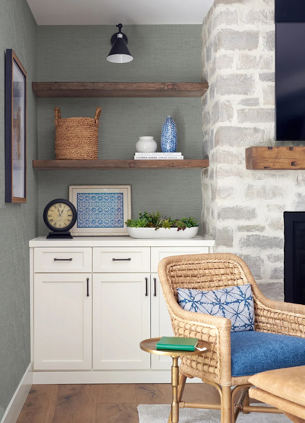 Brewster Home Fashions Agave Grey Faux Grasscloth Wallpaper | Wallpaper Twins Brewster Home Fashions Agave Grey Faux Grasscloth Wallpaper - SKU 3124-24279