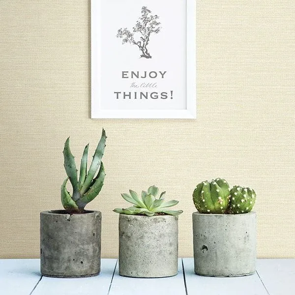Brewster Home Fashions Agave Light Yellow Grasscloth Wallpaper | Wallpaper Twins Brewster Home Fashions Agave Light Yellow Grasscloth Wallpaper - SKU 3117-24280