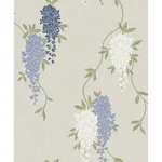Brewster Home Fashions Aisla Blue Wisteria Wallpaper - SKU FD43674
