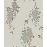 Brewster Home Fashions Aisla Neutral Wisteria Wallpaper - SKU FD43673