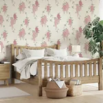 Brewster Home Fashions Aisla Pink Wisteria Wallpaper - SKU FD43671