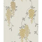 Brewster Home Fashions Aisla Yellow Wisteria Wallpaper - SKU FD43672