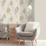Brewster Home Fashions Aisla Yellow Wisteria Wallpaper - SKU FD43672