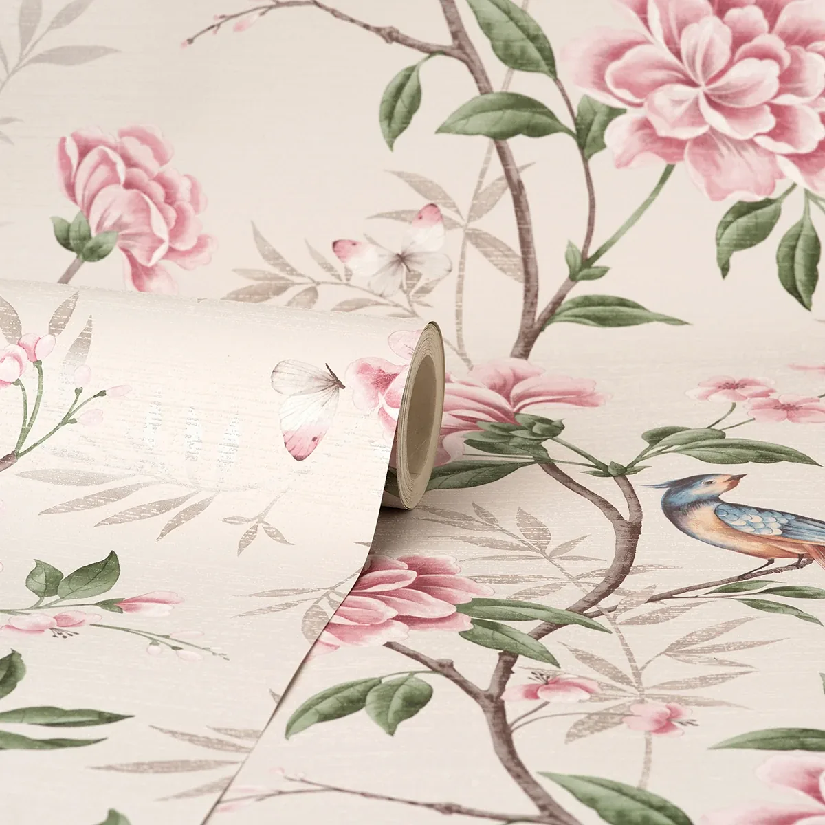 Brewster Home Fashions Akina Cream Floral Wallpaper | Wallpaper Twins Brewster Home Fashions Akina Cream Floral Wallpaper - SKU M1725