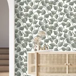 Brewster Home Fashions Alaia Green Leafy Vine Wallpaper | Wallpaper Twins Brewster Home Fashions Alaia Green Leafy Vine Wallpaper - SKU RH580518