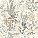 Brewster Home Fashions Alani Neutral Tropical Wallpaper | Wallpaper Twins Brewster Home Fashions Alani Neutral Tropical Wallpaper - SKU RH792911