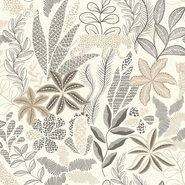 Brewster Home Fashions Alani Neutral Tropical Wallpaper - SKU RH792911
