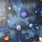 Brewster Home Fashions Albert Blue Cosmos Wallpaper | Wallpaper Twins Brewster Home Fashions Albert Blue Cosmos Wallpaper - SKU AH296000
