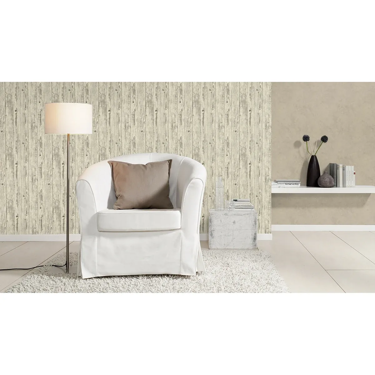 Brewster Home Fashions Albright Ivory Weathered Oak Panels Wallpaper | Wallpaper Twins Brewster Home Fashions Albright Ivory Weathered Oak Panels Wallpaper - SKU 4015-427318