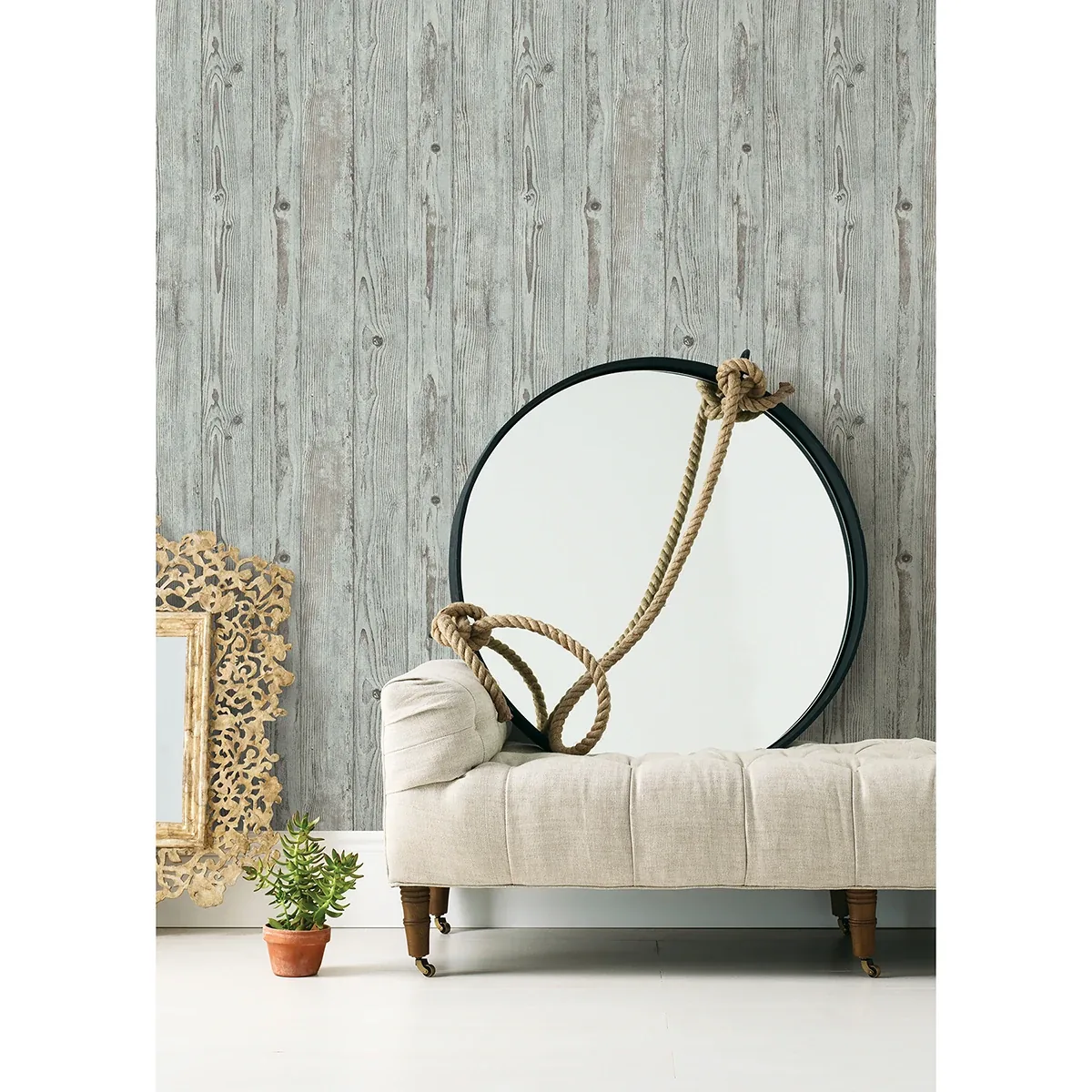 Brewster Home Fashions Albright Light Blue Weathered Oak Panels Wallpaper | Wallpaper Twins Brewster Home Fashions Albright Light Blue Weathered Oak Panels Wallpaper - SKU 4015-427332