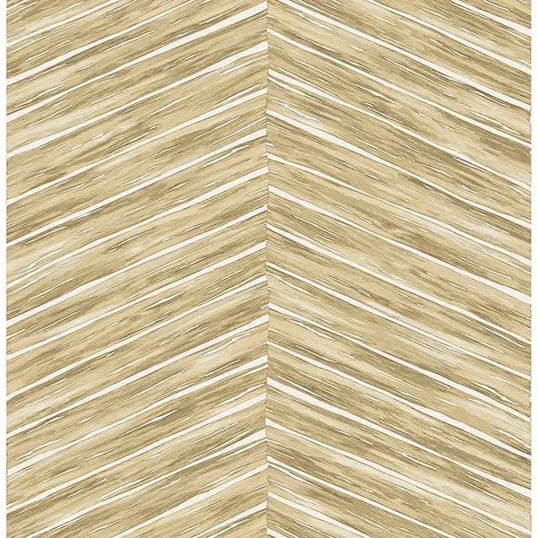 2766-23778 | Aldie Khaki Chevron Weave Wallpaper