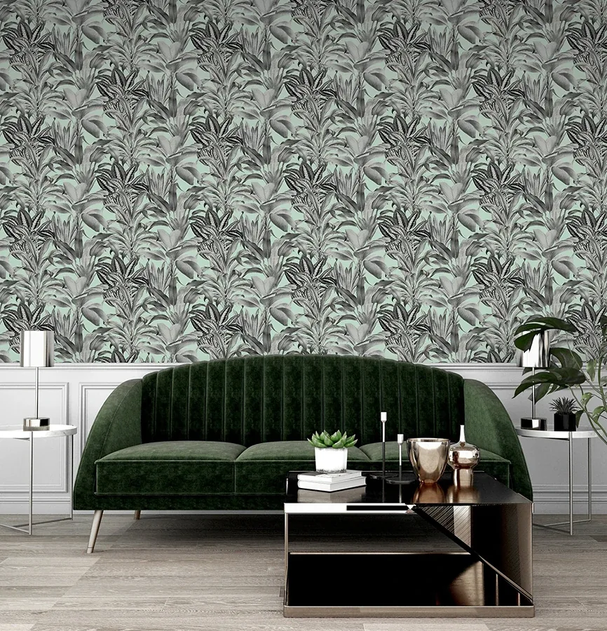 Brewster Home Fashions Alice Mint Greenhouse Wallpaper | Wallpaper Twins Brewster Home Fashions Alice Mint Greenhouse Wallpaper - SKU AH909500