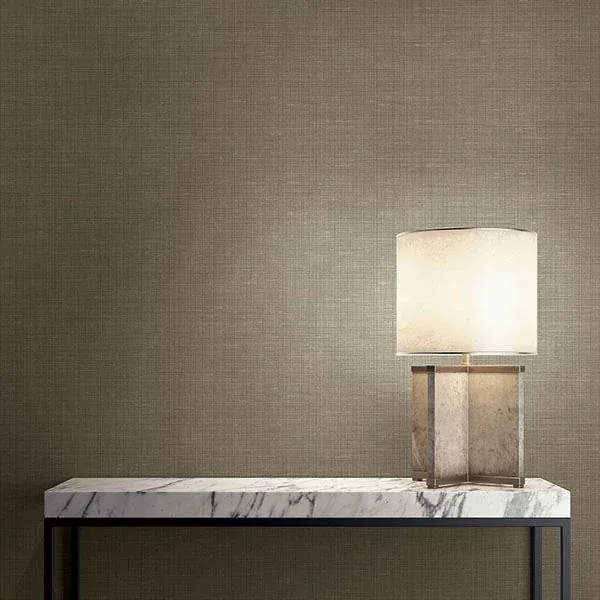 Brewster Home Fashions Alix Dark Brown Twill Wallpaper - SKU 2765-BW40606