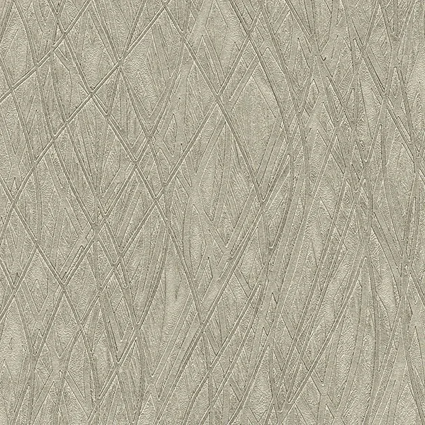 2758-8011 | Allegro Silver Embossed Wallpaper