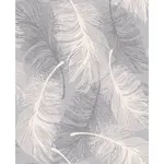 Brewster Home Fashions Alonso Grey Grey Plume Wallpaper - SKU 2836-M0923