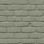 Brewster Home Fashions Alpin Sage Painted Brick Wallpaper - SKU FD43603