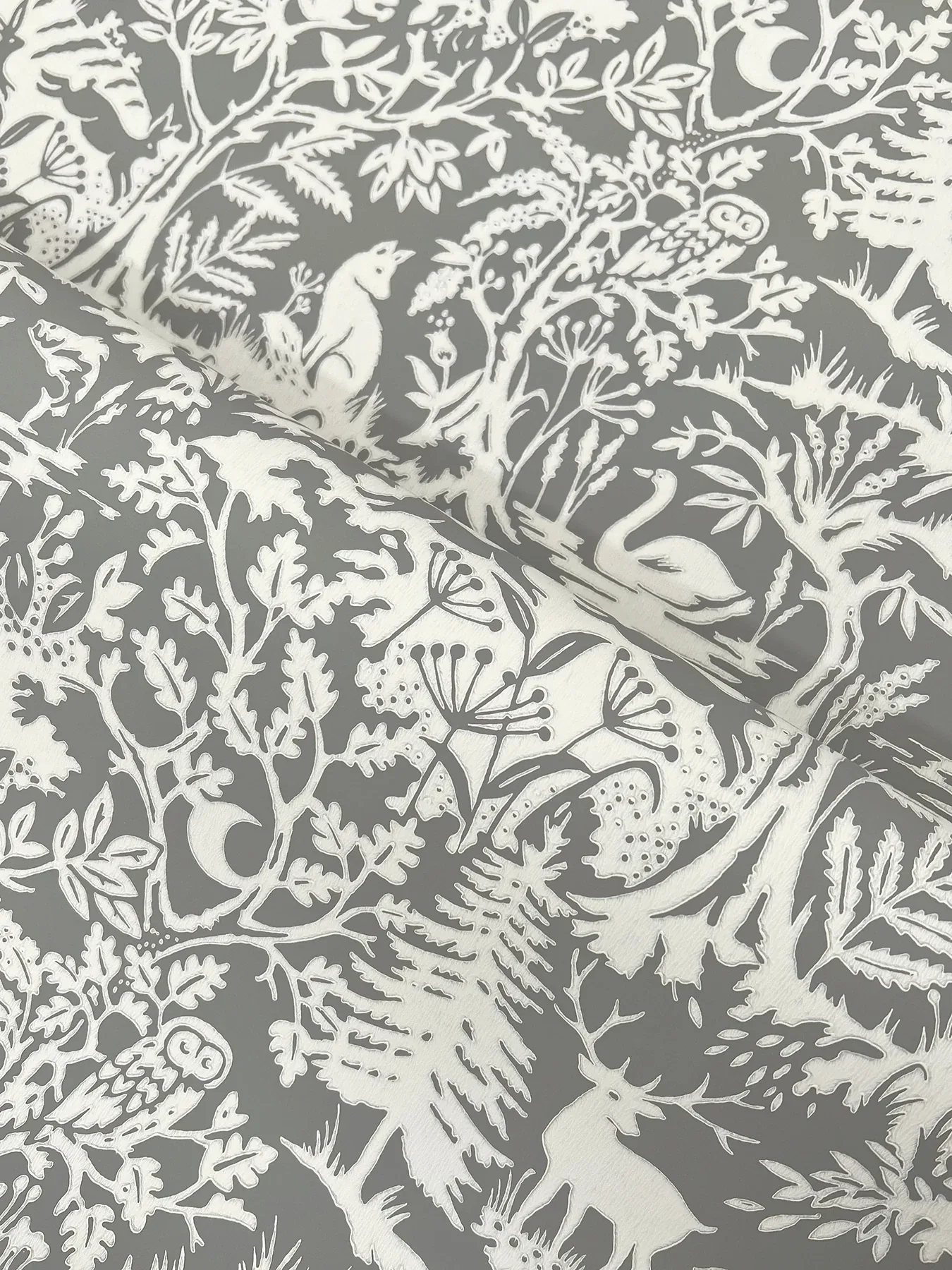 Brewster Home Fashions Alrick Charcoal Forest Venture Wallpaper - SKU 3125-72321