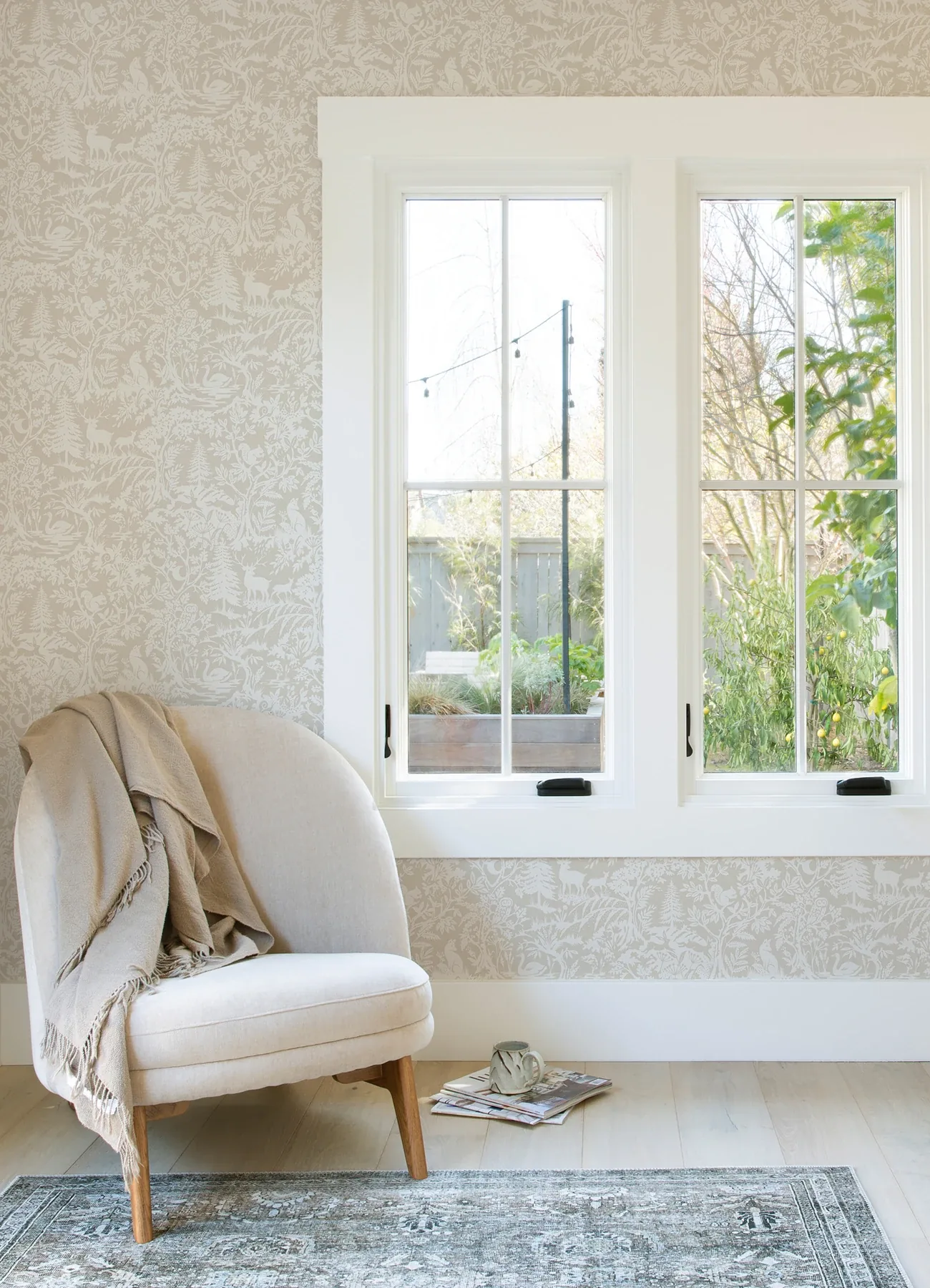 Brewster Home Fashions Alrick Dove Forest Venture Wallpaper - SKU 3125-72320