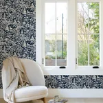 Brewster Home Fashions Alrick Navy Forest Venture Wallpaper | Wallpaper Twins Brewster Home Fashions Alrick Navy Forest Venture Wallpaper - SKU 3125-72324