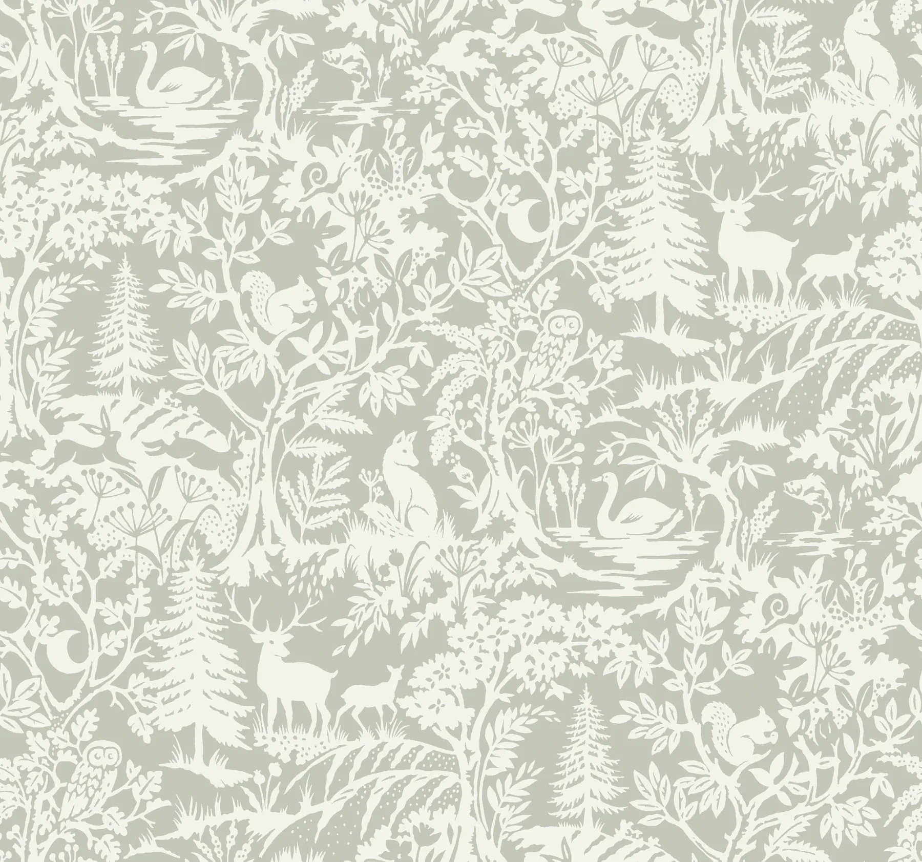 3125-72323 | Alrick Sage Forest Venture Wallpaper