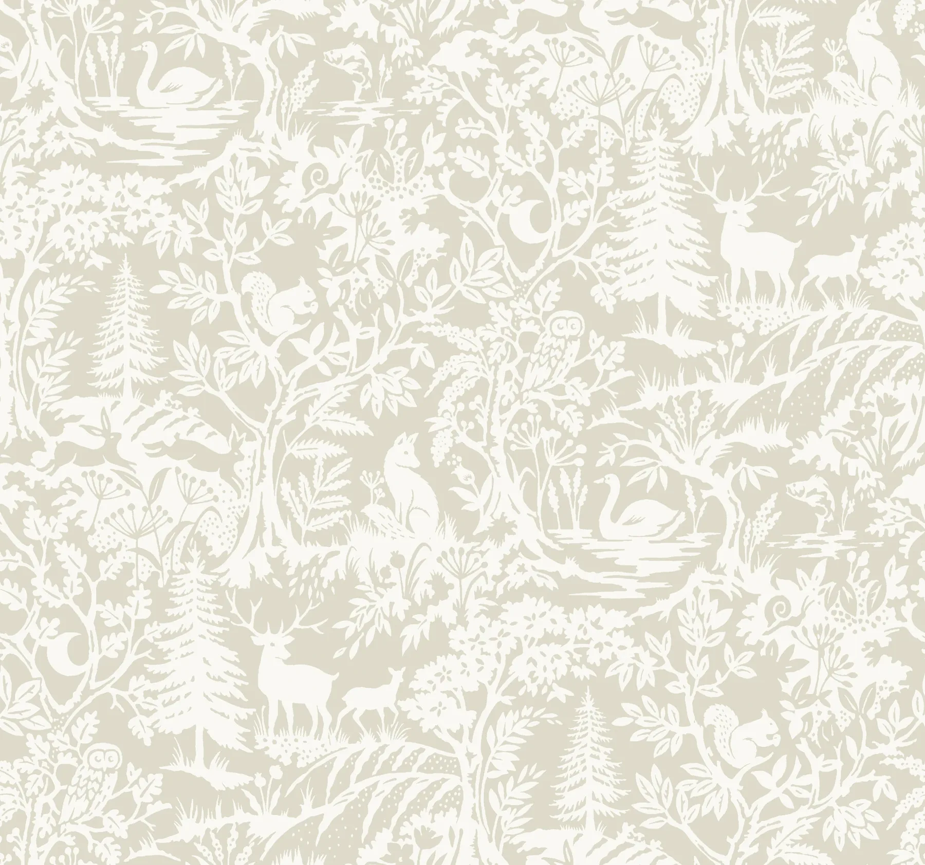 3125-72325 | Alrick Taupe Forest Venture Wallpaper
