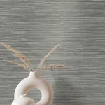 Brewster Home Fashions Alton Grey Faux Grasscloth Wallpaper | Wallpaper Twins Brewster Home Fashions Alton Grey Faux Grasscloth Wallpaper - SKU 4125-26718