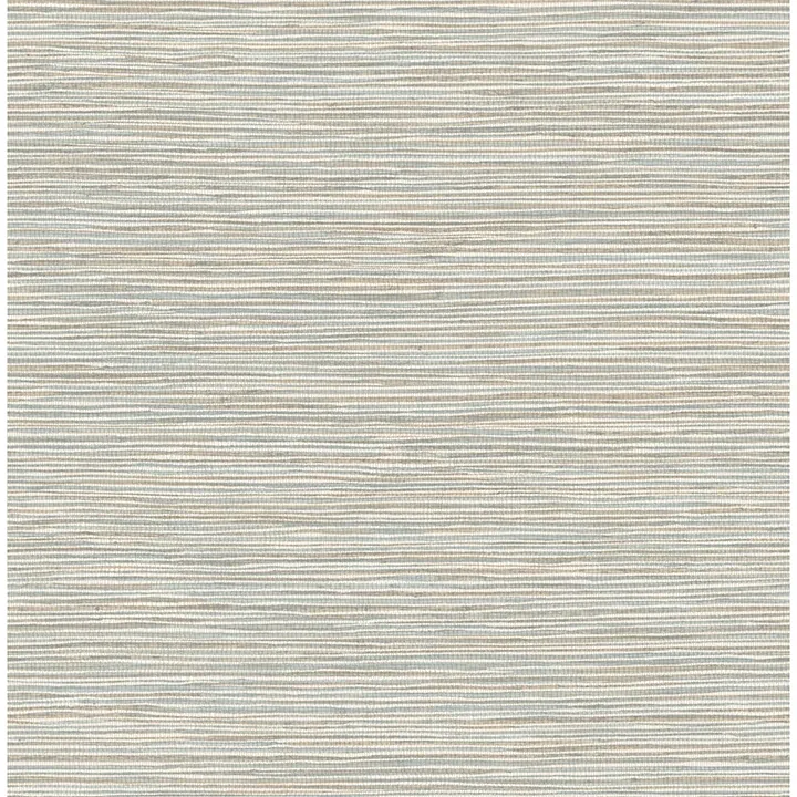 4125-26719 | Alton Light Blue Faux Grasscloth Wallpaper