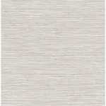 Brewster Home Fashions Alton Light Grey Faux Grasscloth Wallpaper - SKU 4125-26714