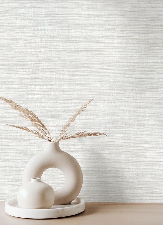 Brewster Home Fashions Alton Off White Faux Grasscloth Wallpaper | Wallpaper Twins Brewster Home Fashions Alton Off White Faux Grasscloth Wallpaper - SKU 4125-26713