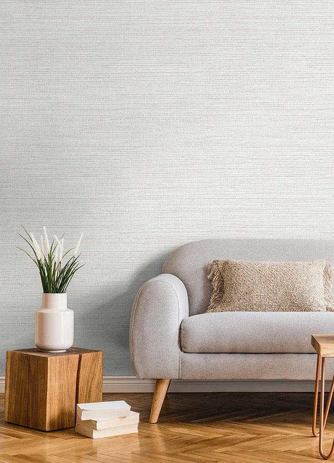 Brewster Home Fashions Alton Off White Faux Grasscloth Wallpaper | Wallpaper Twins Brewster Home Fashions Alton Off White Faux Grasscloth Wallpaper - SKU 4125-26713