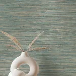 Brewster Home Fashions Alton Teal Faux Grasscloth Wallpaper | Wallpaper Twins Brewster Home Fashions Alton Teal Faux Grasscloth Wallpaper - SKU 4125-26717