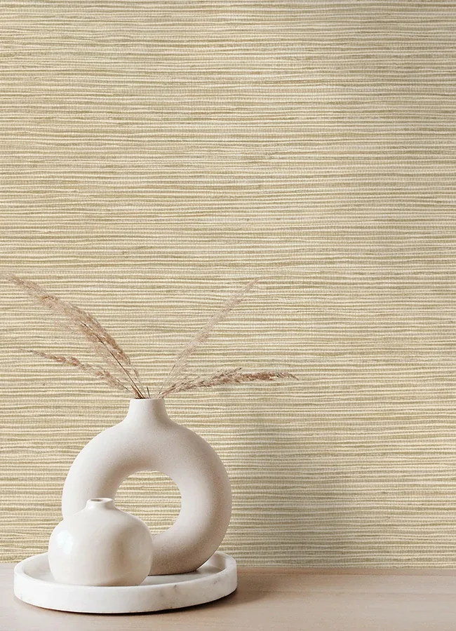 Brewster Home Fashions Alton Wheat Faux Grasscloth Wallpaper | Wallpaper Twins Brewster Home Fashions Alton Wheat Faux Grasscloth Wallpaper - SKU 4125-26720