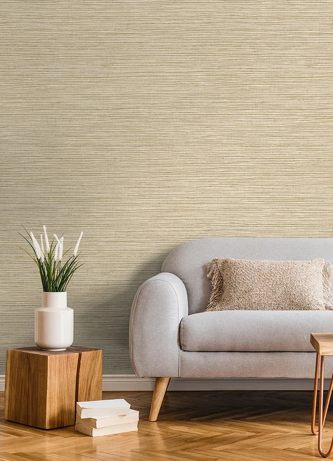 Brewster Home Fashions Alton Wheat Faux Grasscloth Wallpaper | Wallpaper Twins Brewster Home Fashions Alton Wheat Faux Grasscloth Wallpaper - SKU 4125-26720