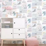 Brewster Home Fashions Amalthea Pastel Unicorn Wallpaper | Wallpaper Twins Brewster Home Fashions Amalthea Pastel Unicorn Wallpaper - SKU AH698300