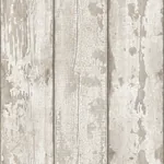 Brewster Home Fashions Ambrose Cream Wood Plank Wallpaper - SKU AH694700