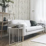 Brewster Home Fashions Ambrose Cream Wood Plank Wallpaper - SKU AH694700