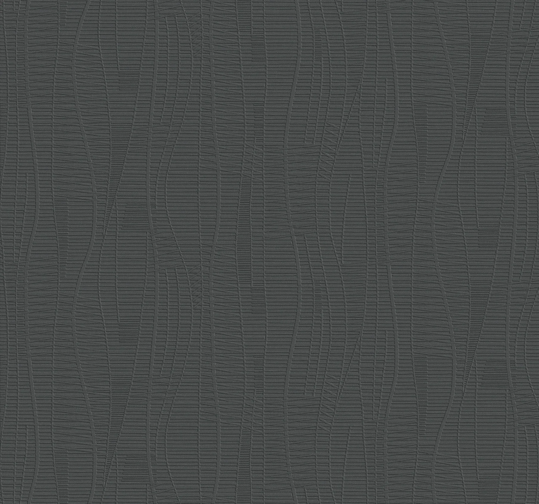 4207-5448 | Amir Black Embossed Wallpaper