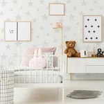 Brewster Home Fashions Amira Cream Stars Wallpaper | Wallpaper Twins Brewster Home Fashions Amira Cream Stars Wallpaper - SKU 4060-347696