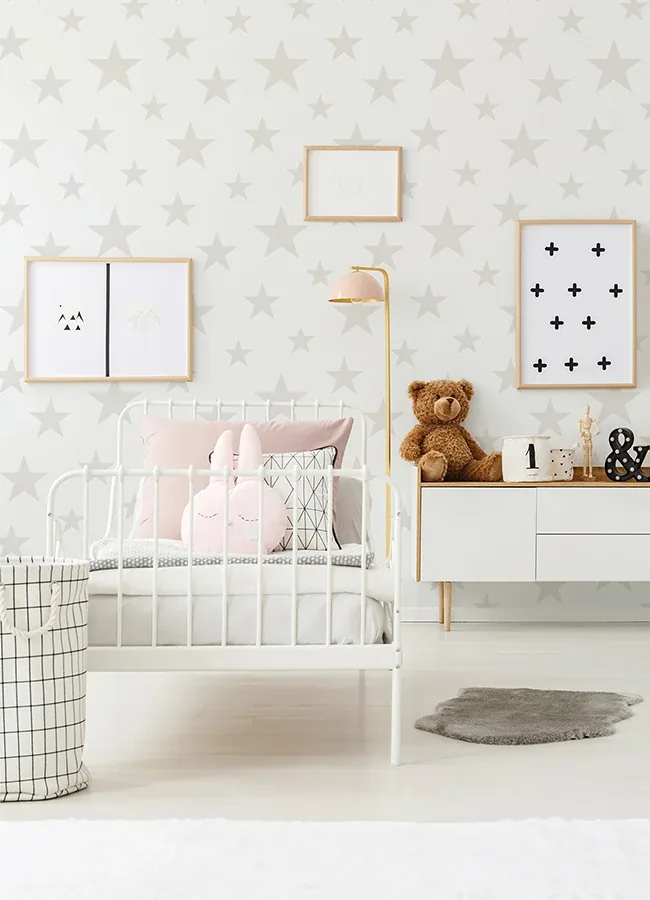Brewster Home Fashions Amira Cream Stars Wallpaper | Wallpaper Twins Brewster Home Fashions Amira Cream Stars Wallpaper - SKU 4060-347696