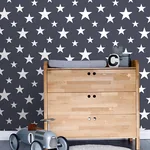 Brewster Home Fashions Amira Navy Stars Wallpaper | Wallpaper Twins Brewster Home Fashions Amira Navy Stars Wallpaper - SKU 4060-138933