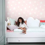 Brewster Home Fashions Amira Pink Stars Wallpaper | Wallpaper Twins Brewster Home Fashions Amira Pink Stars Wallpaper - SKU 4060-138931