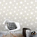 Brewster Home Fashions Amira Taupe Stars Wallpaper - SKU 4060-128866
