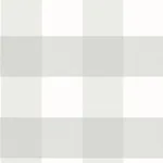 Brewster Home Fashions Amos Grey Gingham Wallpaper - SKU 3123-12531