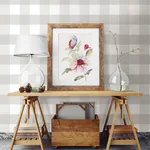 Brewster Home Fashions Amos Grey Gingham Wallpaper - SKU 3123-12531