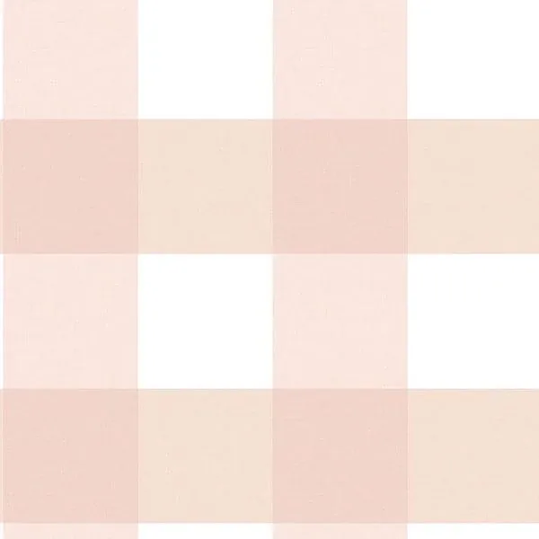 3115-12534 | Amos Light Pink Gingham Wallpaper