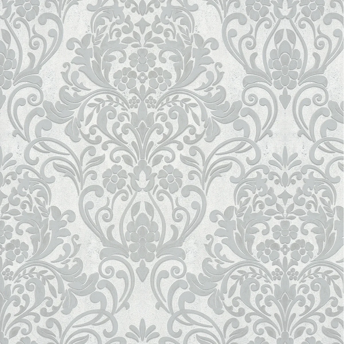 Brewster Home Fashions Anders Silver Damask Wallpaper - SKU 4041-32602